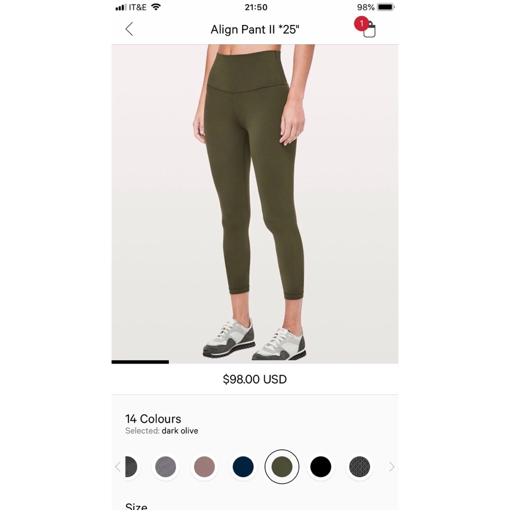 Lululemon Align Crop Leggings